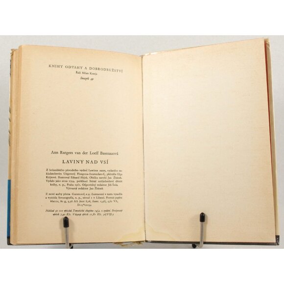 Czech Book, Laviny Nad Vsi, by Ann Rutgers van der Loeff Basenau, Lawines Razen - Picture 7 of 8